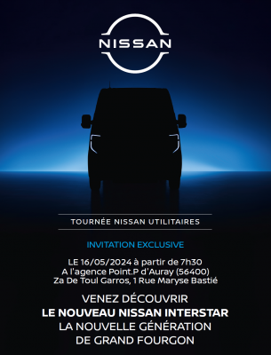 Découvrez le Nouveau Nissan Interstar –  le 16 mai 2024 à l'agence Point.P d'Auray 