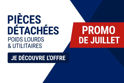 Offres spéciales pièces détachées et outillage – Juillet 2025