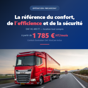 DAF XG 480 FT — Location tout compris dès 1 785 € HT/mois